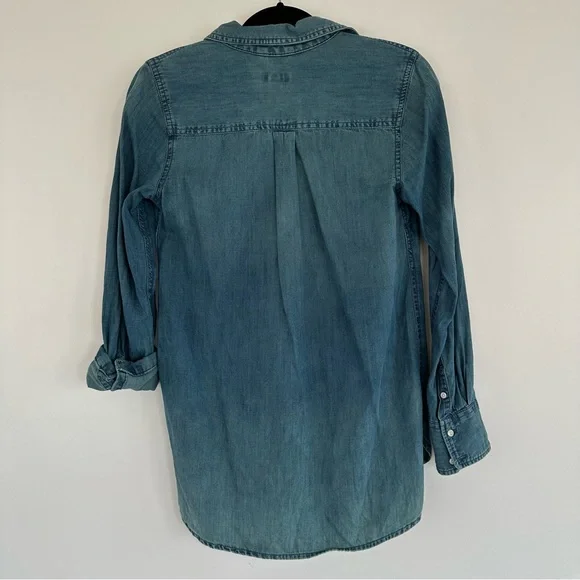 Merona Long Sleeve Denim Tunic Size Small - Picture 4 of 5